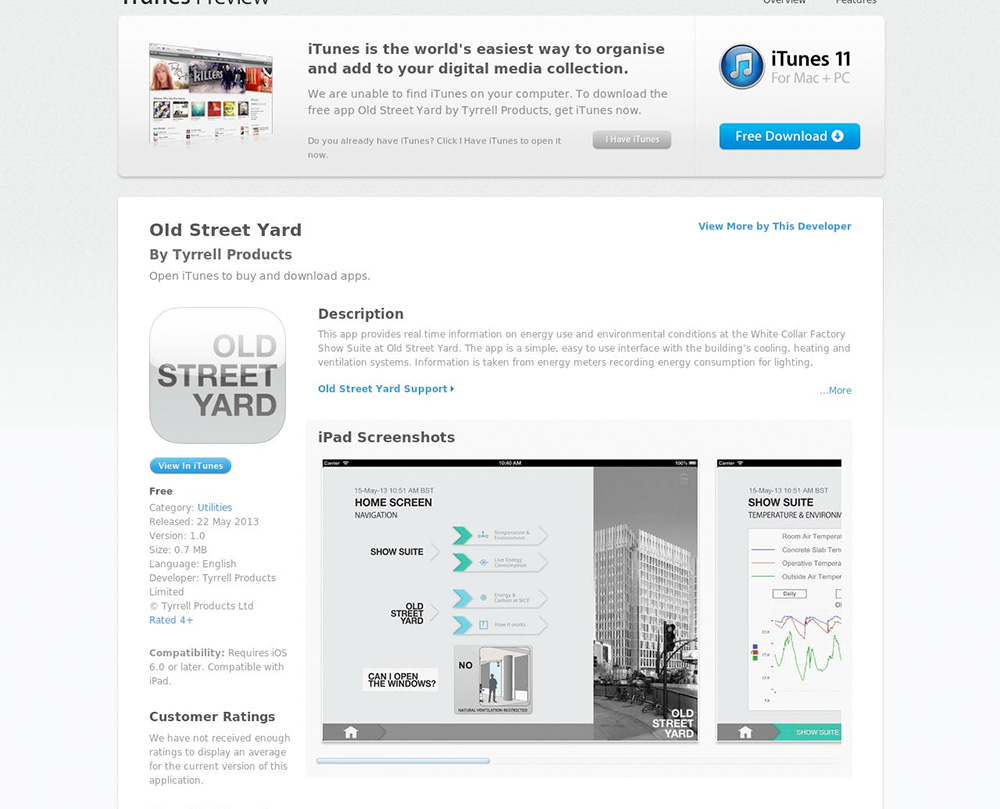 Old Street Yard on the AppStore